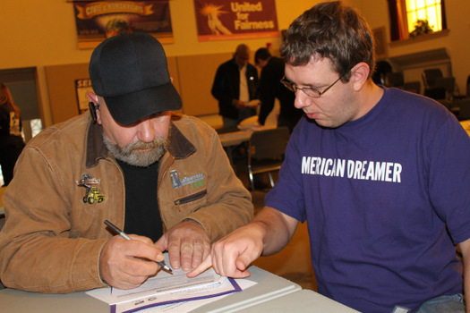 PHOTO: Since November, members of Service Employees International Union (SEIU) have held 