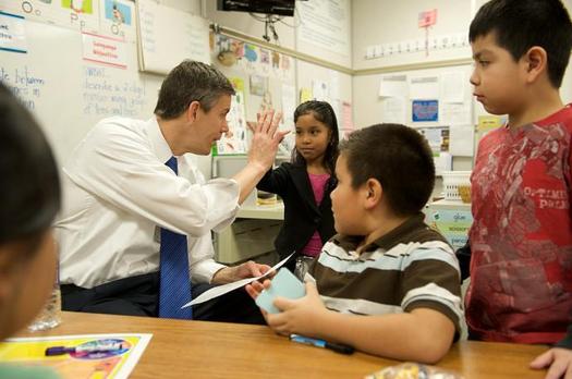 PHOTO: New Mexico teachers' salaries should be more in line with neighboring states in order to hire new teachers and keep others from leaving, according to the National Education Association of New Mexico. Photo credit: U.S. Dep't. of Education.
