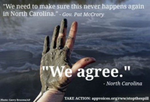 PHOTO: The Southern Environmental Law Center, Appalachian Voices and other environmental groups are monitoring the coal-ash spill on the Dan River. Photo courtesy Appalachian Voices.