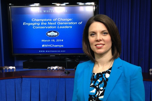 PHOTO: Carrie Vollmer-Sanders of Indiana was honored as a 