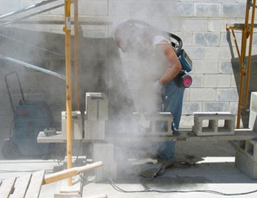 PHOTO: Construction and hydraulic fracturing are industries where workers are exposed to silica dust. OSHA is proposing rules to minimize exposure, since the dust is linked to chronic respiratory illnesses and deaths. Photo credit: New Jersey Dept. of Health