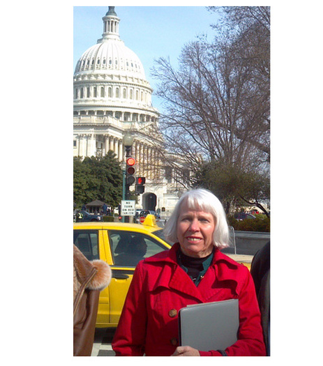 PHOTO: State Rep. Donna Pence (D-Gooding) was in Washington, D.C. this week to discuss rural issues connected to public lands decisions. Photo courtesy of Center for Rural Affairs.