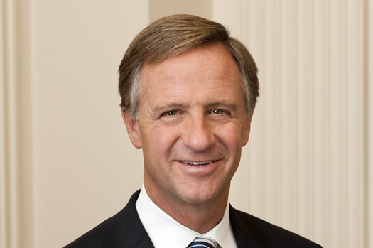PHOTO: Gov. Bill Haslam cites a revenue shortfall in Tennessee as his reason for reversing course and eliminating planned salary hikes for teachers and other state workers. Photo credit: Gov. Haslam's office.
