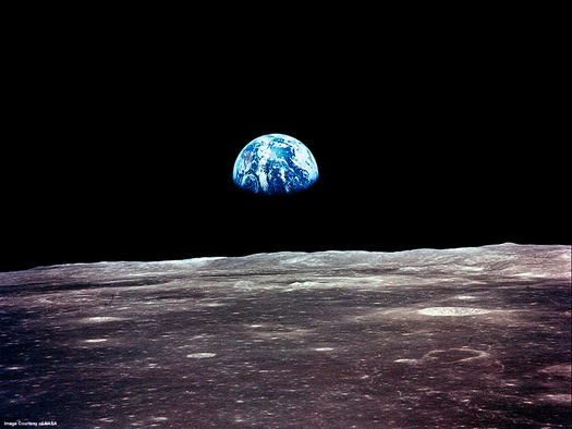 PHOTO: A new competition to come up with innovative solutions to the problems of climate change was announced this weekend by UW-Madison, which is encouraging widespread participation in the competition. (Photo: National Aeronautics and Space Administration (earthrise, Apollo 11)