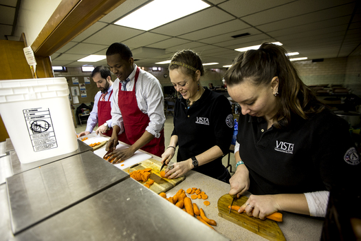 PHOTO: As the AmeriCorps program marks its 20th anniversary, recruitment is beginning for the next terms of service. Photo credit: Ohio Assn. of Foodbanks.