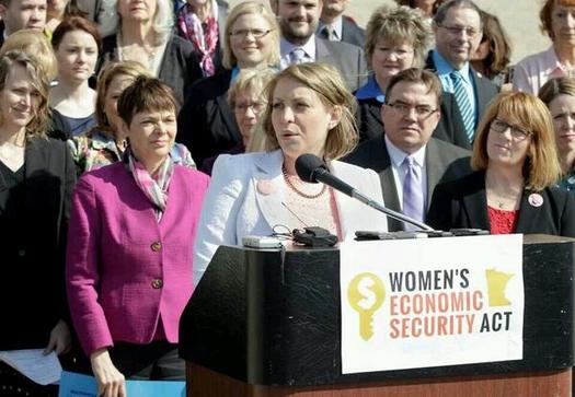 PHOTO: A bill passed by the Minnesota House, as part of the Women's Economic Security Act, aims to provide workplace protections for family caregivers. Photo credit: Deb Hilstrom