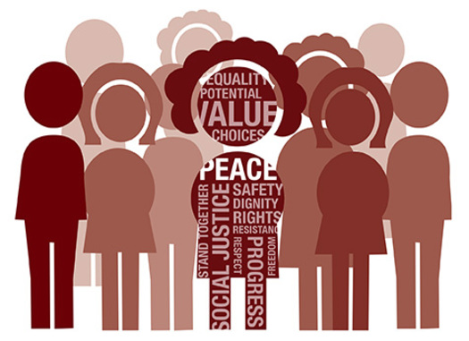 ILLUSTRATION: April's Sexual Assault Awareness Month is focused on preventing violence on campuses, while recognizing that assaults can be more than physical in nature. Groups are calling out behaviors and instances that attempt to 