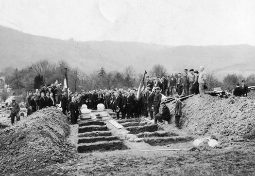 PHOTO: Monday 4/28 is workers' memorial day, set aside to remember people who died on the job. The West Virginia AFL-CIO is marking the occasion with a ceremony in Benwood, site of a mine disaster that took more than 100 lives in 1924. Photo courtesy West Virginia Humanities Council.