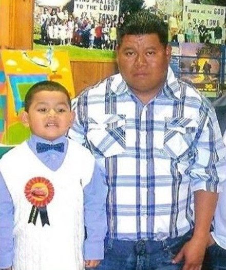 PHOTO: Mothers Day for Justin Castillo (left) and his mother, Wendy Urbana, will be observed without the boy's father, Wilfredis Ayala Castillo (right), who has been detained since February. Photo courtesy of the Castillo family.