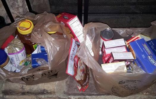 PHOTO: Canned soups, meats and fish, pasta, peanut butter, rice, and cereal are among the items letter carriers will collect during Saturday's Stamp Out Hunger event, the nation's largest one-day food drive. Photo courtesy Pam Donato. 