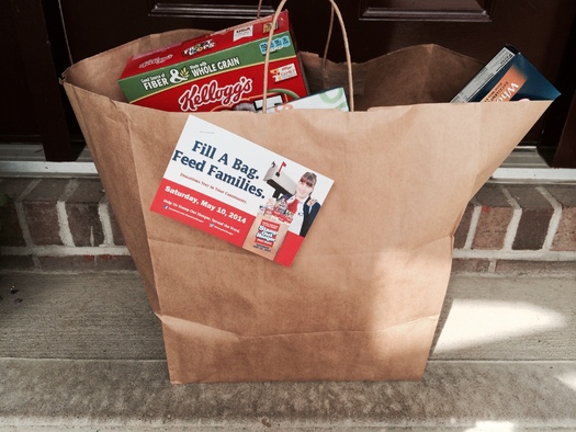 PHOTO: Leave bags of nonperishable food items near your mailbox on Saturday and they will be collected by your letter carrier as part of the Stamp Out Hunger food drive. Photo credit: M. Kuhlman