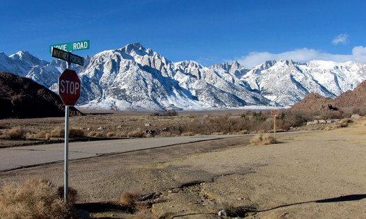 PHOTO: The Sierra Nevada Mountains are inching upward, and research from the University of Nevada-Reno connects the shift to farmers pulling water from aquifers beneath Californian's fertile Central Valley. Photo courtesy Bureau of Land Management.