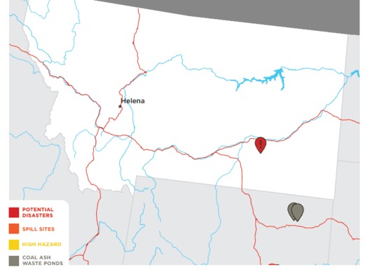 GRAPHIC: Colstrip has landed on the most dangerous list for coal-ash sites, according to a report released by the Sierra Club and Earthjustice. Graphic from the report.