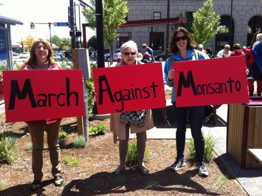 PHOTO: Across the state, hundreds of Ohioans will join a global campaign to raise awareness about the dangers of genetically modified organisms. Photo credit: Diane Geschke Naso.