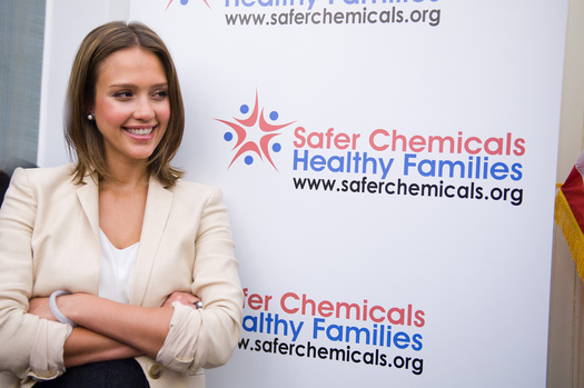 Photo: Actress Jessica Alba is among those fighting for greater consumer protection against chemicals in products. Courtesy: Safer Chemicals, Healthy Families