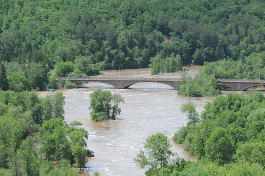 PHOTO: Floodwaters in Duluth in June 2012 left more than $100 million in damage to public infrastructure. Photo courtesy of the city of Duluth.