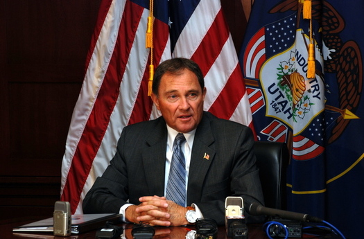 PHOTO: A new poll shows strong support for Gov. Gary Herbert's 