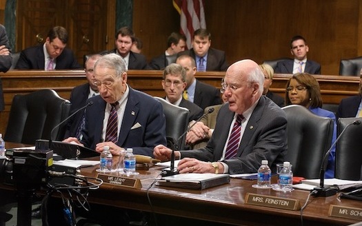 PHOTO: The U.S. Senate Judiciary Committed voted on Thursday to pass a proposed constitutional amendment to give states and Congress more control of political campaign spending. The 10-8 vote was along party lines. Photo courtesy U.S. Senate Judiciary Committee.