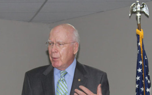 PHOTO: Vermont Senator Patrick Leahy sits on the U.S. Senate Judiciary Committee, which is expected to vote Thursday on a proposed constitutional amendment giving Congress and the states more control over campaign spending. Photo credit: Office of Senator Leahy.