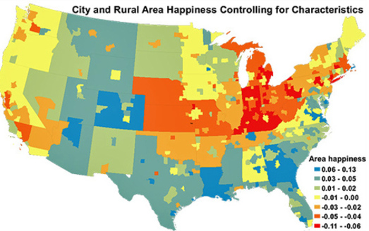 GRAPHIC: How happy are you, and how much does that matter to you? New research ranks three Indiana cities among the 