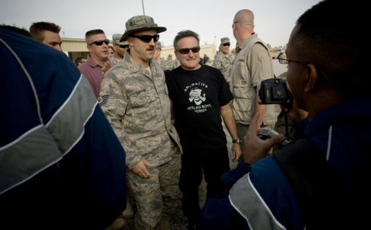 PHOTO: Robin Williams was known during his life as a brilliant comedian and actor. Advocates for mental health say his tragic death could serve to bring greater understanding to the issues of mental illness. Photo credit: U-S Department of Defense.