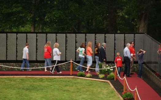 PHOTO: The public is invited to view The Moving Wall and pay tribute to the lives lost in Vietnam as the exhibit comes to Michigan this week. Photo courtesy of The Moving Wall Museum foundation. 