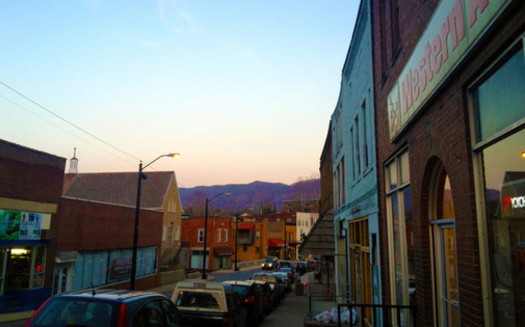 PHOTO: What's happening on Main Street in Whitesburg is one example of economic diversification being highlighted at the Appalachia's Bright Future event this weekend. Photo courtesy of Art of the Rural.