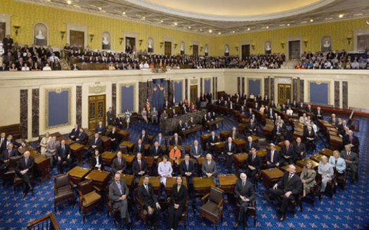 PHOTO: The U.S. Senate is expected to vote today on a proposed constitutional amendment that would help take big money out of politics. Photo credit: U.S. Senate.