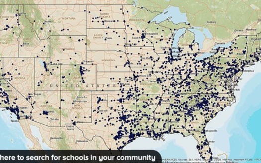 GRAPHIC: Proximity to a high-risk chemical facility is part of the school day for 19.6 million kids who attend schools in so-called vulnerability zones, including two out of every five in Kentucky, according to a new report. Image courtesy of Center for Effective Government.