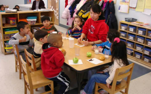 PHOTO: High-quality, affordable preschool for low-income working families while also providing access to job training is among the recommendations in a new report on reducing child poverty. Photo courtesy of EPA.