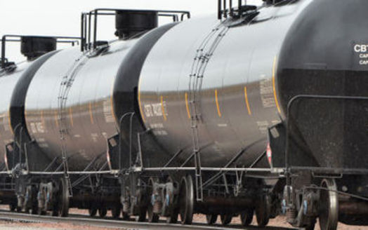 PHOTO: A federal lawsuit filed this week asks the U.S. Department of Transportation to ban the use of DOT-111 tank cars for shipping crude oil. Photo credit: Citizens Acting for Rail Safety