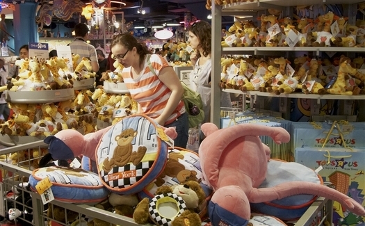 PHOTO: So many choices, so little time. Adults are the first line of defense when toy-shopping, to give every item a close look for choking hazards, unsafe coatings and other potential problems. Photo credit: XLH/FeaturePics.com