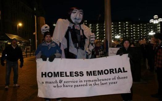 PHOTO: The 30th Annual Minnesota Homeless Memorial March and Service is set for this evening, honoring people in the state who died this year while homeless. Photo credit: Simpson Housing Services.