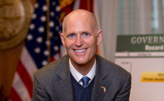 PHOTO: Florida might already have surpassed New York as the third most populous state in the nation, but Gov. Rick Scott's inaugural message invited others to 