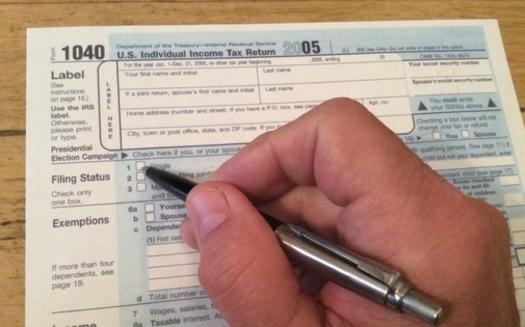 PHOTO: The April 15 income tax filing deadline will be here before many New Hampshire wage earners  know it, which is why experts say a little preparation now will make tax time less stressful. Photo credit: M. Scheerer