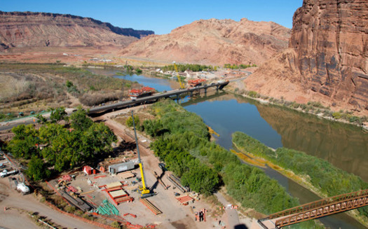 PHOTO: The Colorado River means millions of jobs and billions of dollars to Utah's economy each year, according to a new report. Photo courtesy Utah Department of Transportation.