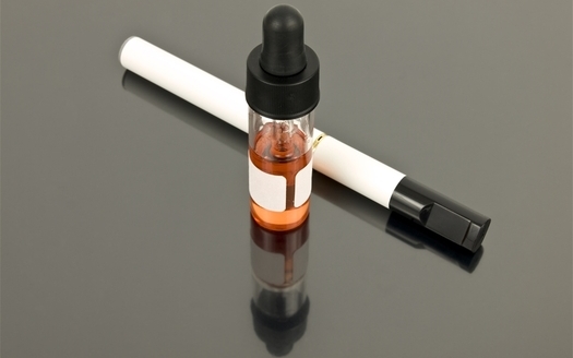 PHOTO: The liquid used to fill e-cigarettes contains much more nicotine than the amount in a single, traditional cigarette. That's why poison control centers say it's critical to keep liquid nicotine away from children. Photo credit: thecarlinco/FeaturePics.com.