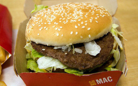 PHOTO: Fast food chain McDonald's says it is updating its purchasing policies this year after the U.S. Public Interest Research Group called upon to the company to stop purchasing meat from animals raised using antibiotics. Photo credit: Elliot Lowe/Flickr.
