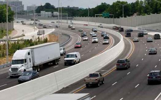 PHOTO: The federal government is reviewing ways to maintain revenue for infrastructure improvements on freeways like I-40, which runs across the length of Tennessee from the Mississippi River to the Smoky Mountains. Photo courtesy: Tennessee Department of Transportation.