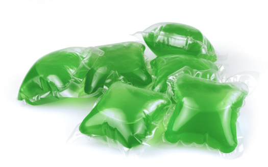 PHOTO: Among the newer concerns this National Poison Prevention Week are concentrated laundry pods, which often have bright colors and can be mistaken by young children as candy. In addition to the ingestion risk, they can lead to eye injuries from squirting out when bitten into. Photo credit: U.S. Consumer Product Safety Commission/Flickr.