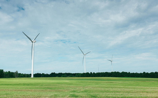 PHOTO: New York is drawing more of its electricity from wind power than ever, but that trend could stop if the state abandons its renewable-energy targets this year. Photo credit: Jonathan Percy/CC.