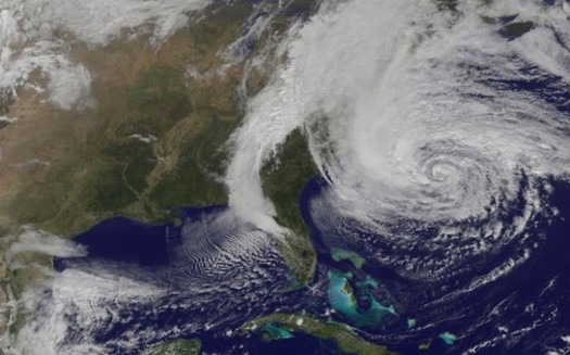 PHOTO: Many want Gov. Terry McAuliffe's Climate and Resiliency Commission to plan for sea-level rise on the Virginia Coast, in part because of storms such as Hurricane Sandy. Photo courtesy of NASA.
