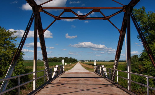 PHOTO: Iowa has one of the country's highest percentages of bridges in need of major repair or upgrading, according to a new report that breaks down the numbers state by state. Photo credit: Carl Wycoff/Flickr.