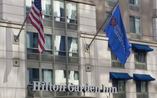 Hilton Hotels in Maine and around the globe announced they are going to start to eliminate the use of cages for hen-laying chickens and gestation crates for breeding pigs from its worldwide supply chain. Credit: Mike Clifford 