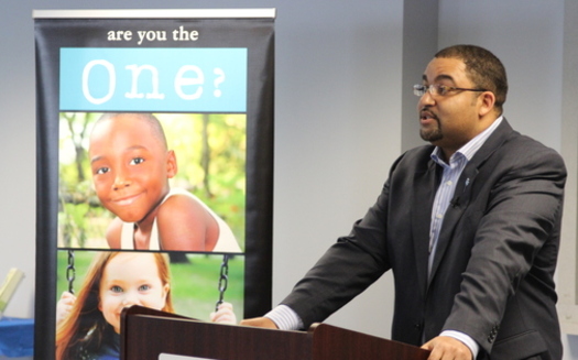 PHOTO: West Virginia child abuse survivors who have become public figures, including TV news anchor Greg Carter, are coming forward to talk about what happened to them. Photo credit: Will Laird/West Virginia Child Advocacy Network.