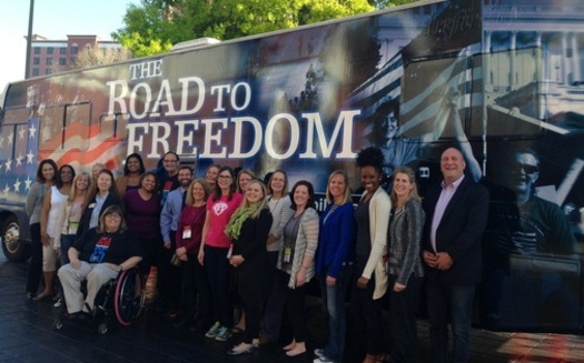 PHOTO: The ADA Legacy Tour travels to 48 states over the next year to celebrate the 25th anniversary of the Americans with Disabilities Act. Photo courtesy of ADA Legacy Tour.
