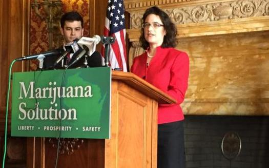 PHOTO: State Rep. Melissa Sargent (D-Madison) will once again introduce legislation to legalize medicinal and recreational marijuana use in Wisconsin, saying the most dangerous thing about marijuana is that it remains illegal in Wisconsin. Photo credit: Dylan Brogan