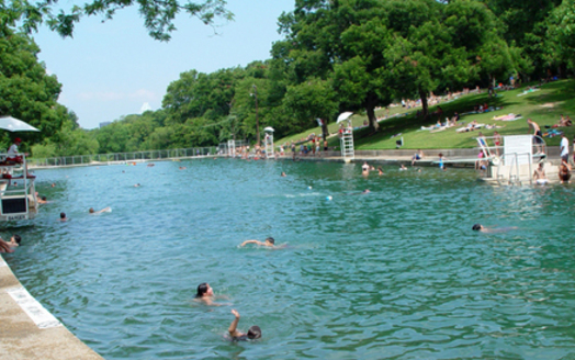 PHOTO: To keep Barton Springs fresh in time for summer, this coming Saturday volunteers will be cleaning trash and debris from the Shudde Fath Tract in Southwest Austin. Photo courtesy of the City of Austin.
