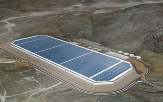 PHOTO: Pope Francis says it's important for the world to do more to curb climate change. The Tesla Motors' gigafactory being built near Reno is an example of how the state can benefit economically from renewable energy. Photo courtesy of Tesla Motors.