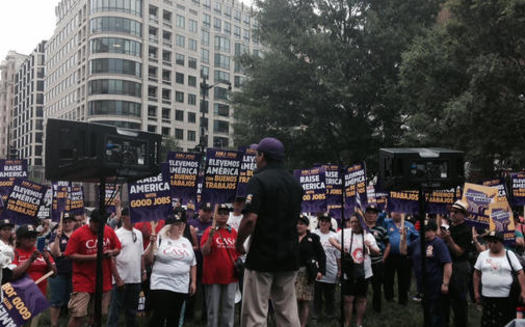The Justice for Janitors movement marks a new front for labor, as contract talks begin that cover about 75,000 commercial cleaners in the eastern U.S. Photo courtesy 32BJ SEIU.
